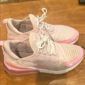 Nike Women's Pink and White Sneakers